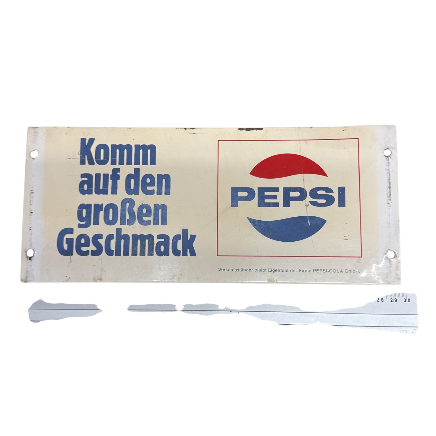 Blechschild Pepsi Werbeschild ca 30x13 cm