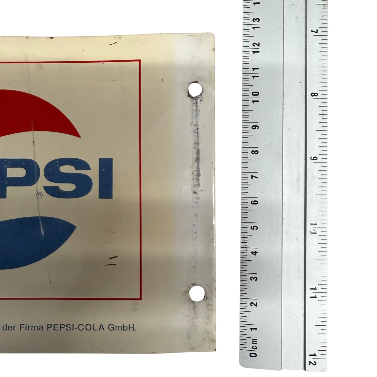 Blechschild Pepsi Werbeschild ca 30x13 cm