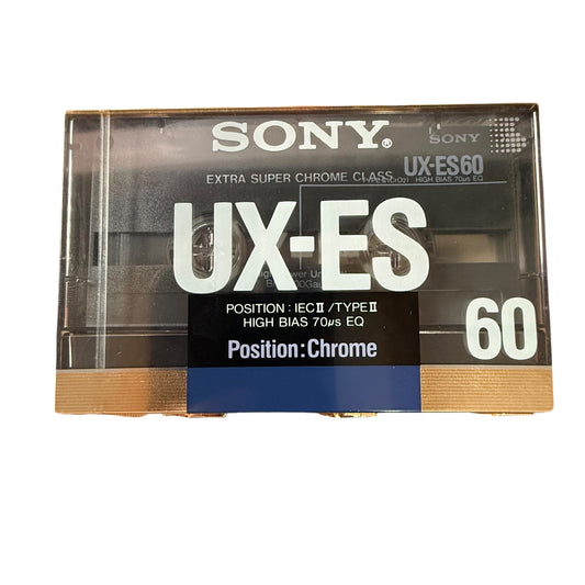 Musik Leer Kassette Sony UX-ES 60 Chrome Neu OVP