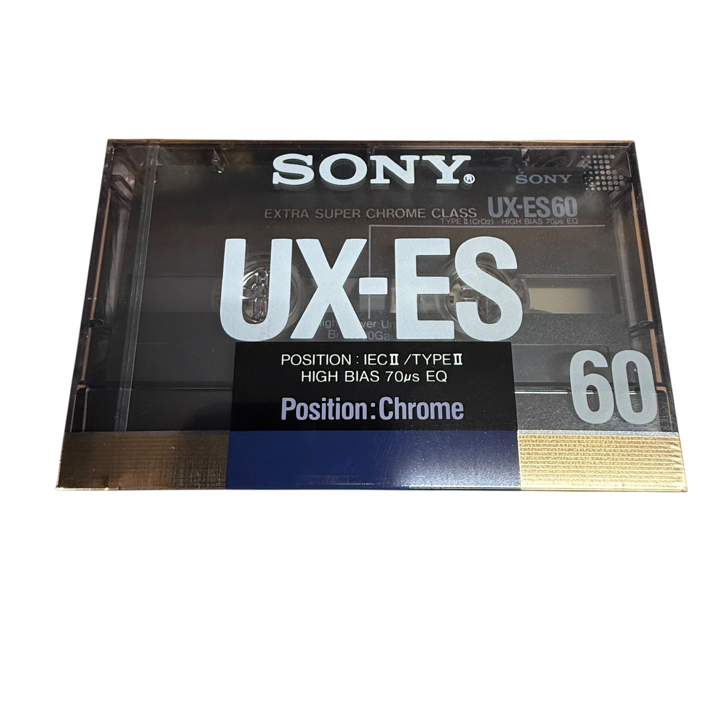 Musik Leer Kassette Sony UX-ES 60 Chrome Neu OVP