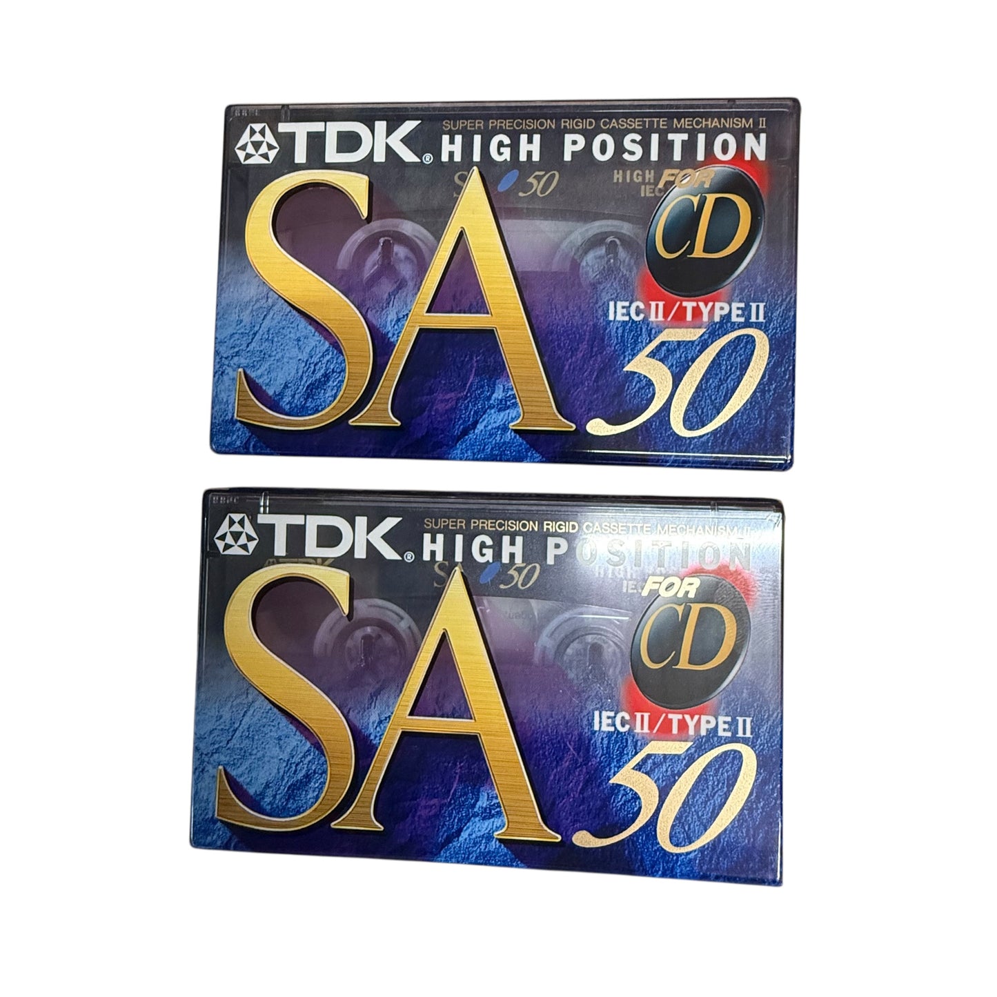 Musik Leer Kassetten 2 Stk. TDK SA50 Neu OVP