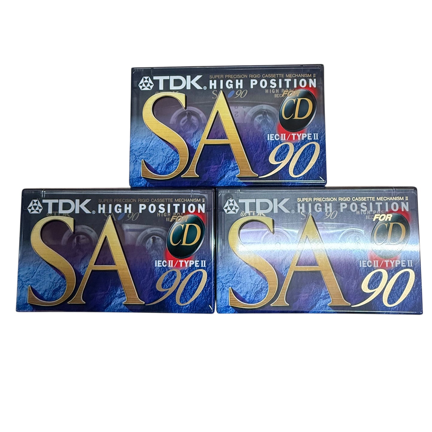 Musik Leer Kassetten 3 Stk. TDK SA90 Neu OVP