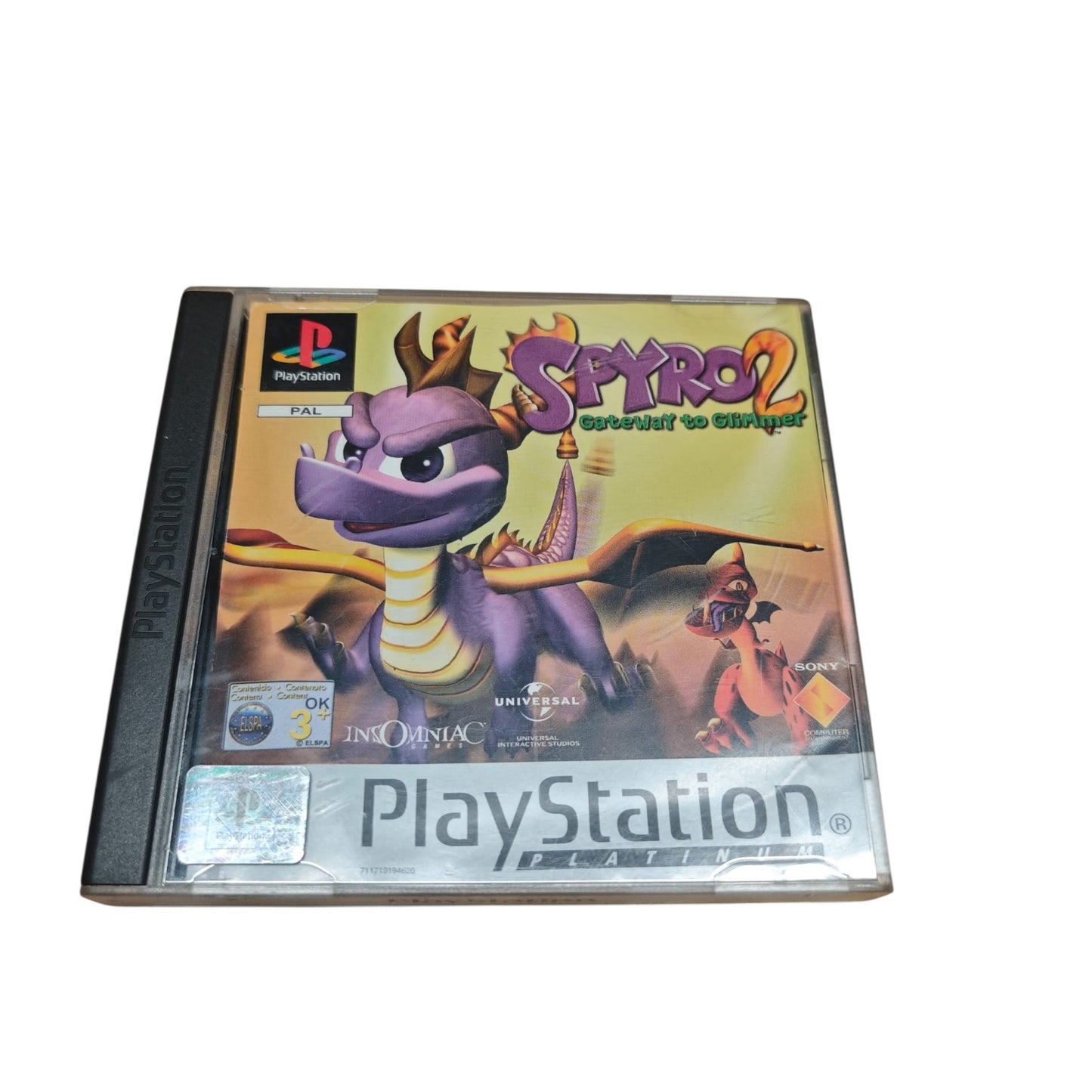 Spryro Gateway to Glimmer PS Sony Playstation 1999