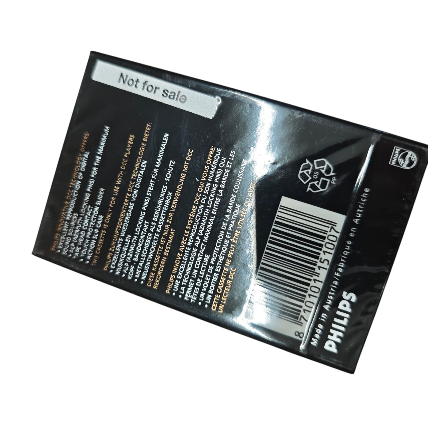 Philips Digital Cassette 90 min Made in Austria