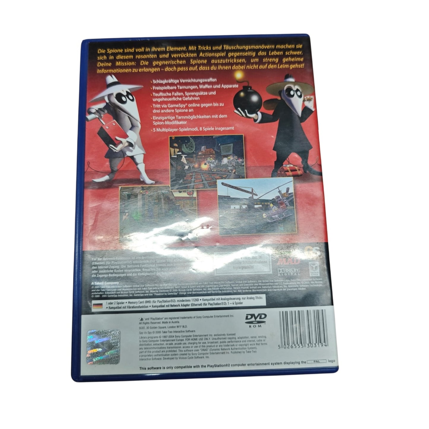 Spion und Spion PS2 Spiel 2005 Sony Playstation2