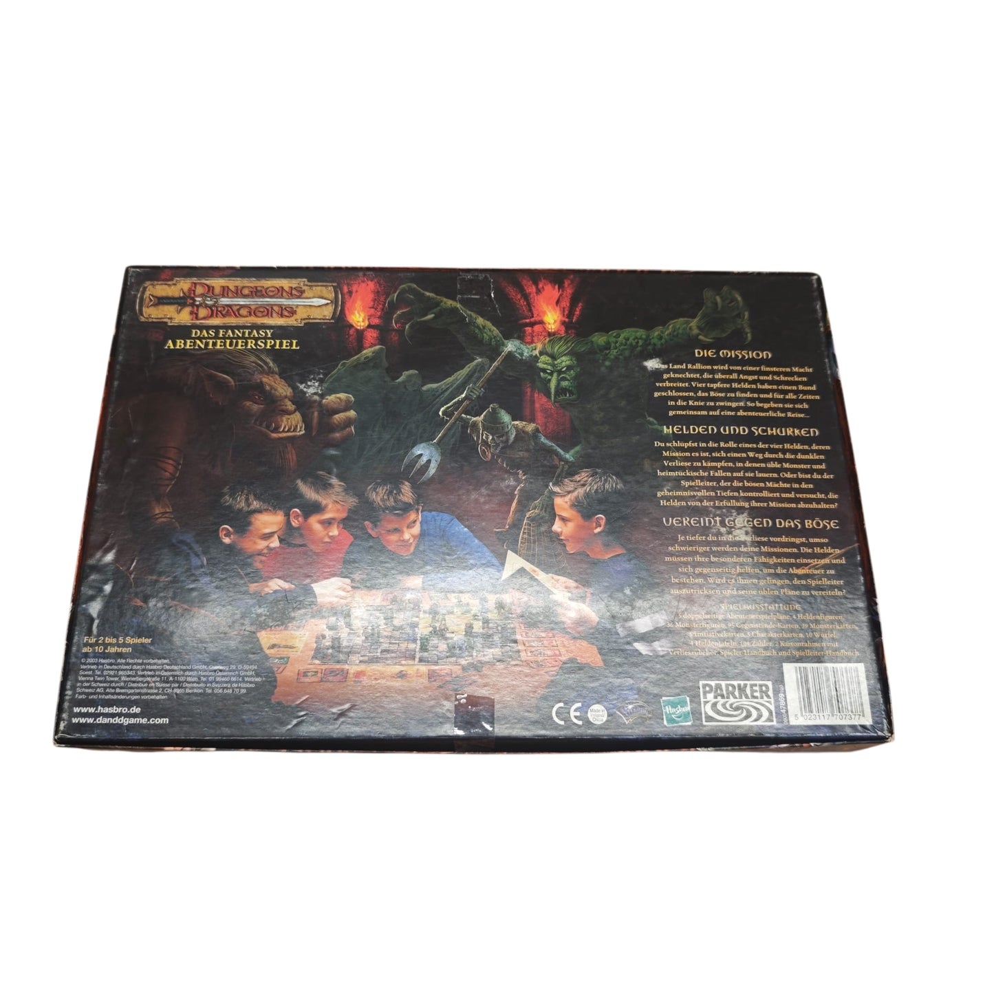 Brettspiel Dungeons and Dragons Das Fantasy Abenteuer D&D von Packer