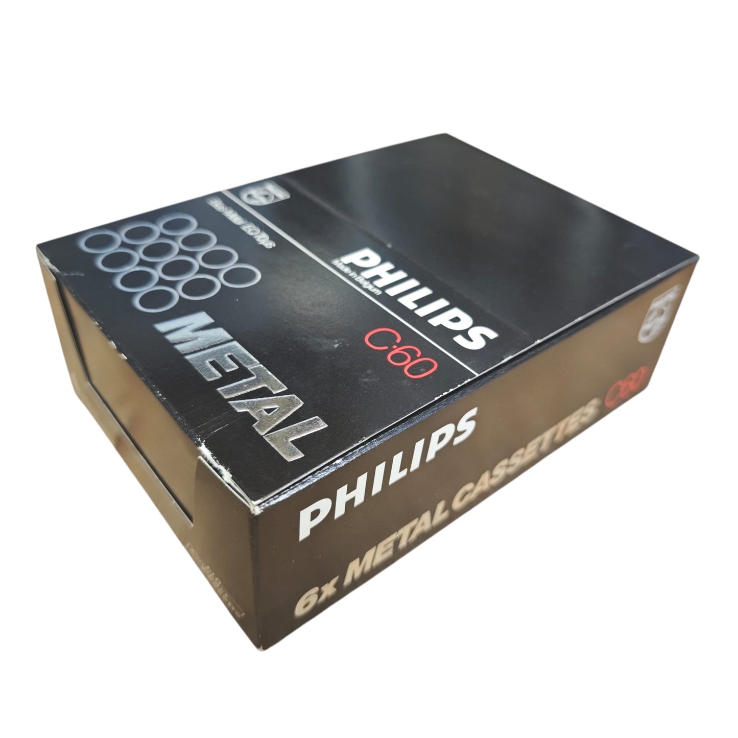 Musik Kassetten Philips Metal C60 Bas Metal EQ 70us 6 Stk OVP