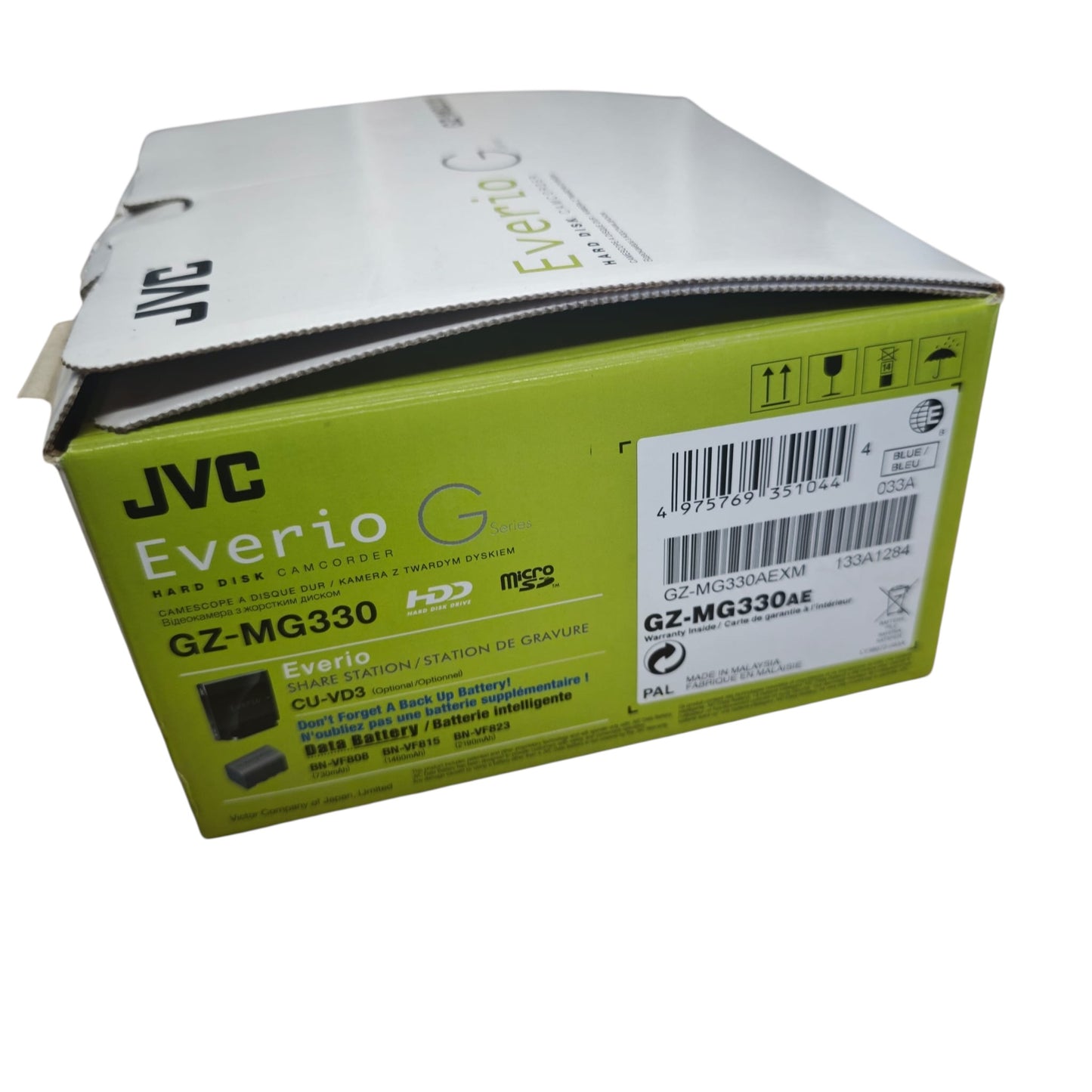 JVC Camcorder Everio HDD JVC GZ-MG330AE Blau