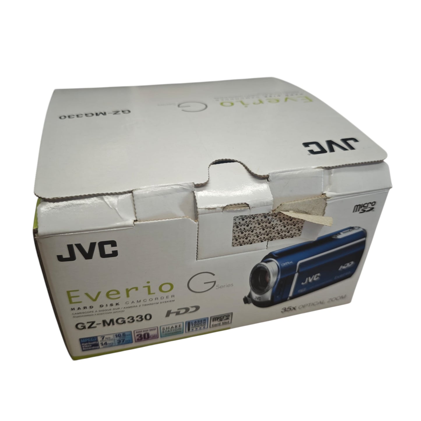 JVC Camcorder Everio HDD JVC GZ-MG330AE Blau