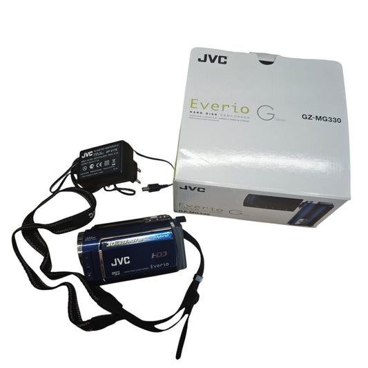 JVC Camcorder Everio HDD JVC GZ-MG330AE Blau