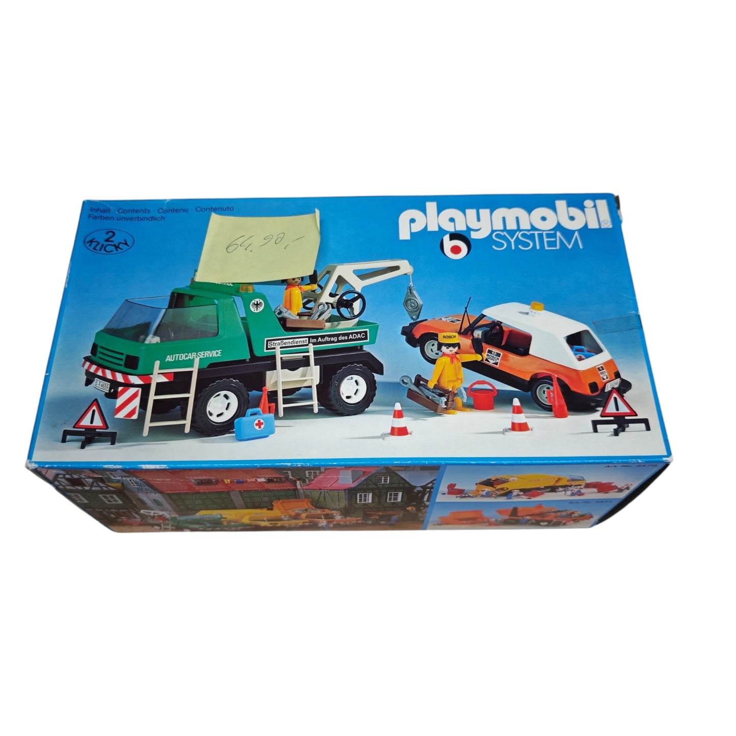Playmobil System 3473v1 Ablepwagen und Reperaturauto Neu OVP
