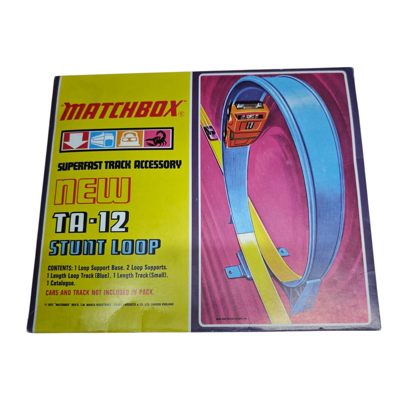 Matchbox Superfast Track Accessory New TA-12 Stunt Loop OVP