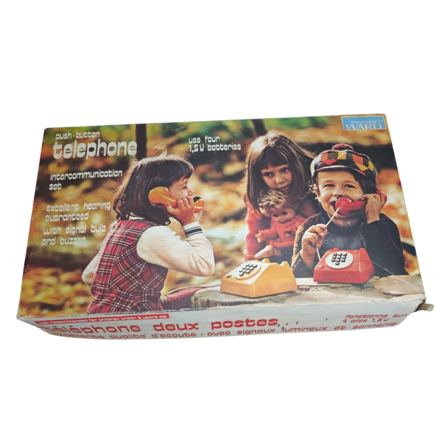 Vintage Kinder Telefon Tastentelefon aus den 1980 aus Yugoslavia
