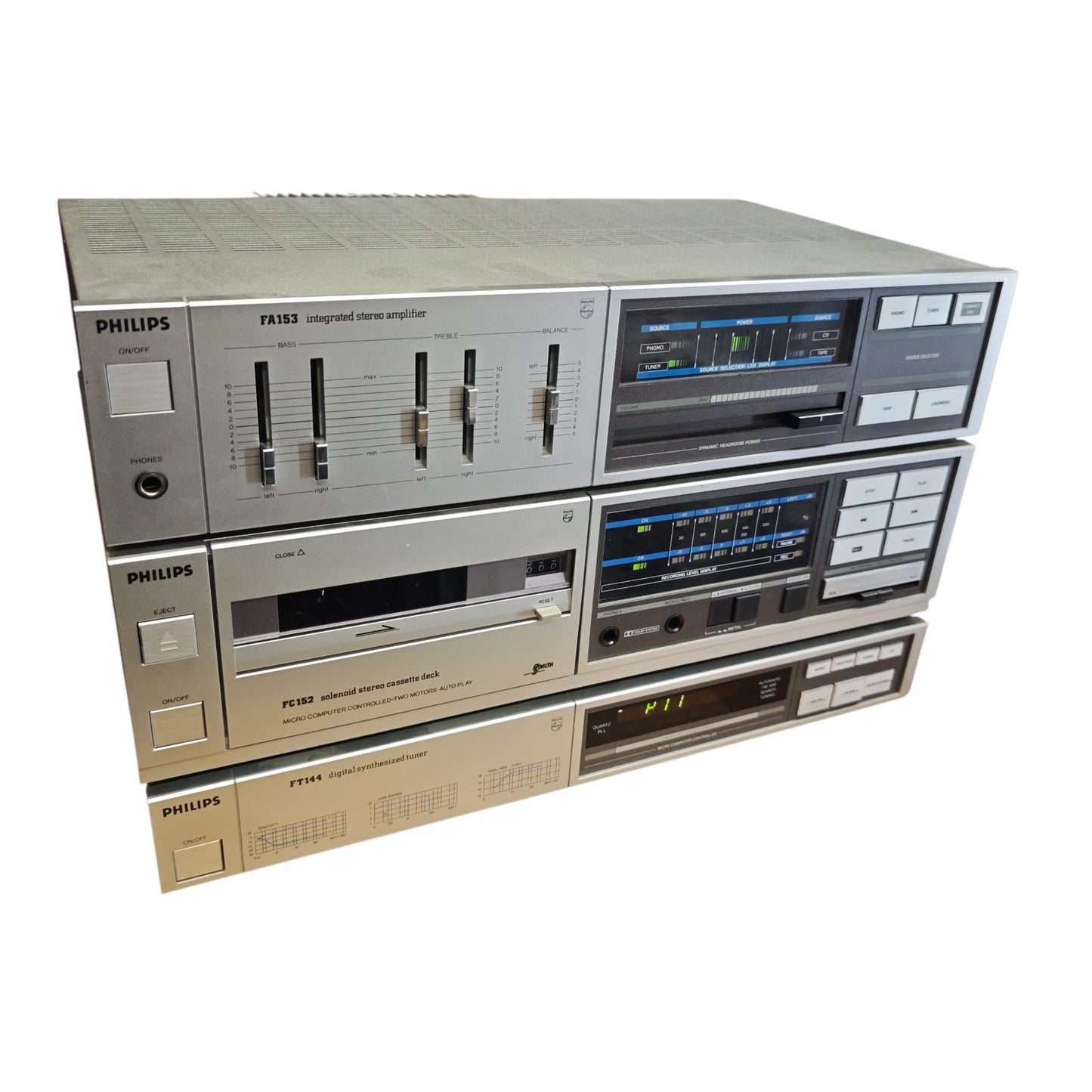 HiFi Turm Philips FA153 FC152 FT144 Anlage