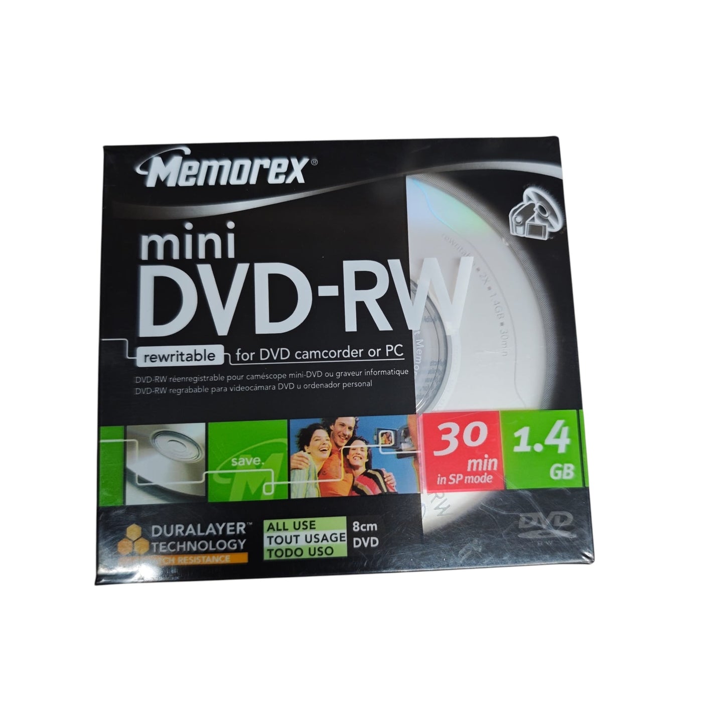Memorex mini DVD-RW Fujifilm leer Camcorder