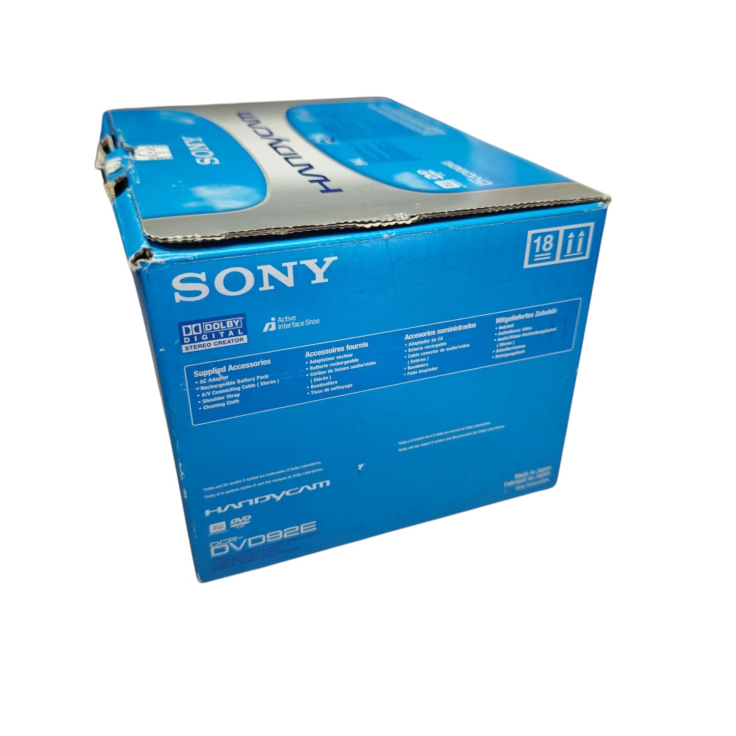 Sony Handycam DCR- DVD92E Zeiss  Camcorder