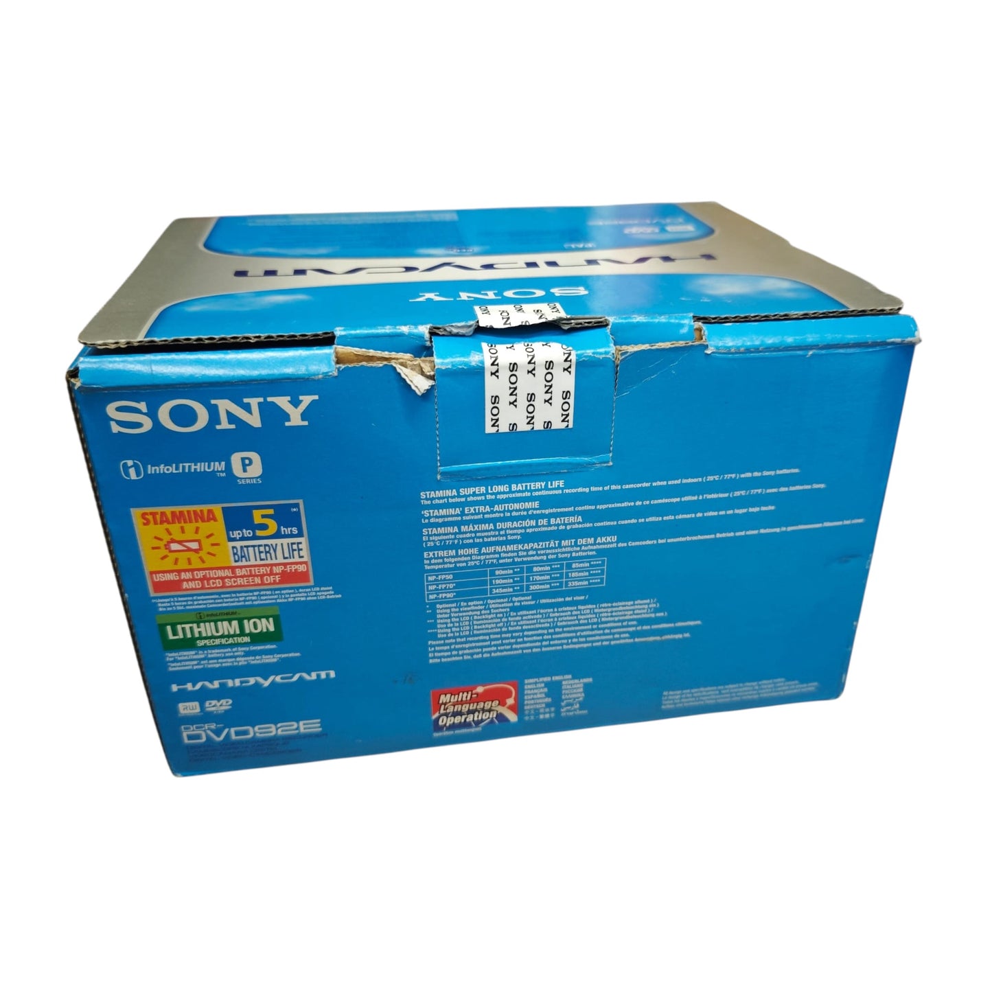 Sony Handycam DCR- DVD92E Zeiss  Camcorder