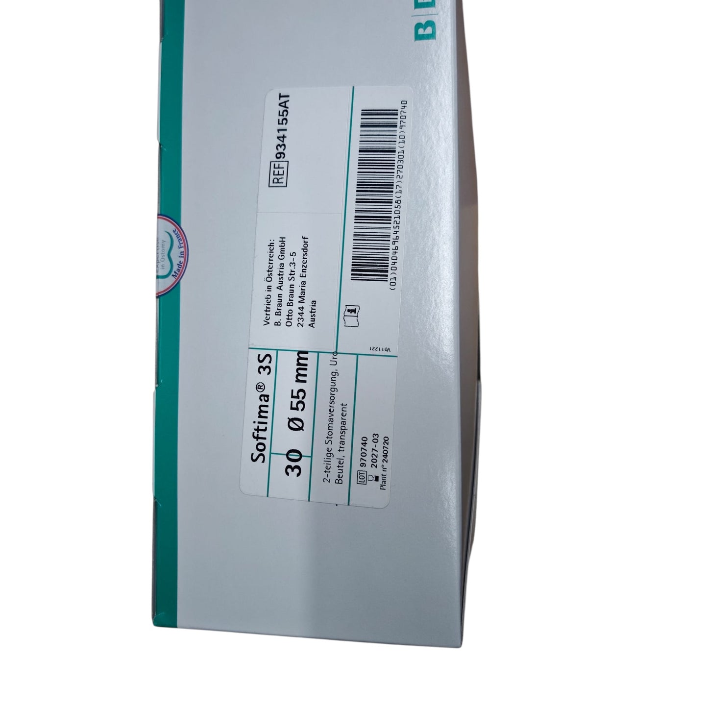 Softies 3S 30 55mm 2 Teilige Stomaversorgung Uro. B Braun Neu OVP