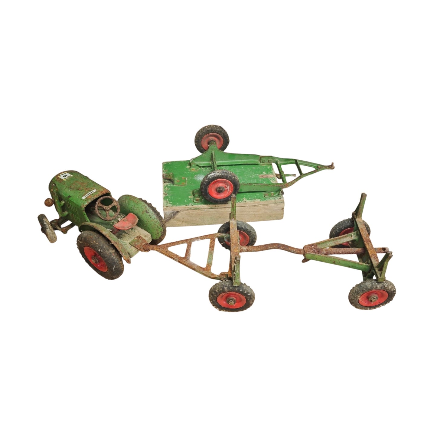 Schwerer Steyr Trecker Traktor Wfv Wuppertal aus den 50er