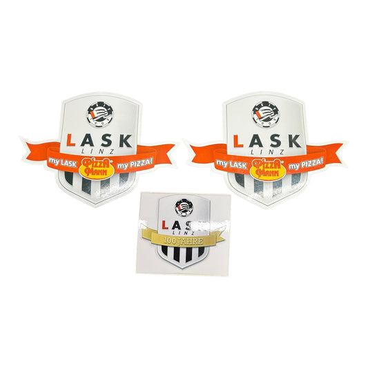 Sticker Lask Linz Pizza Mann Konvolut Aufkleber