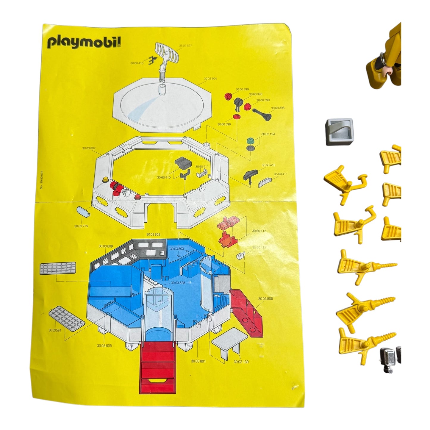 Playmobil Raumstation 3536 mit Fahrzeug von 1980