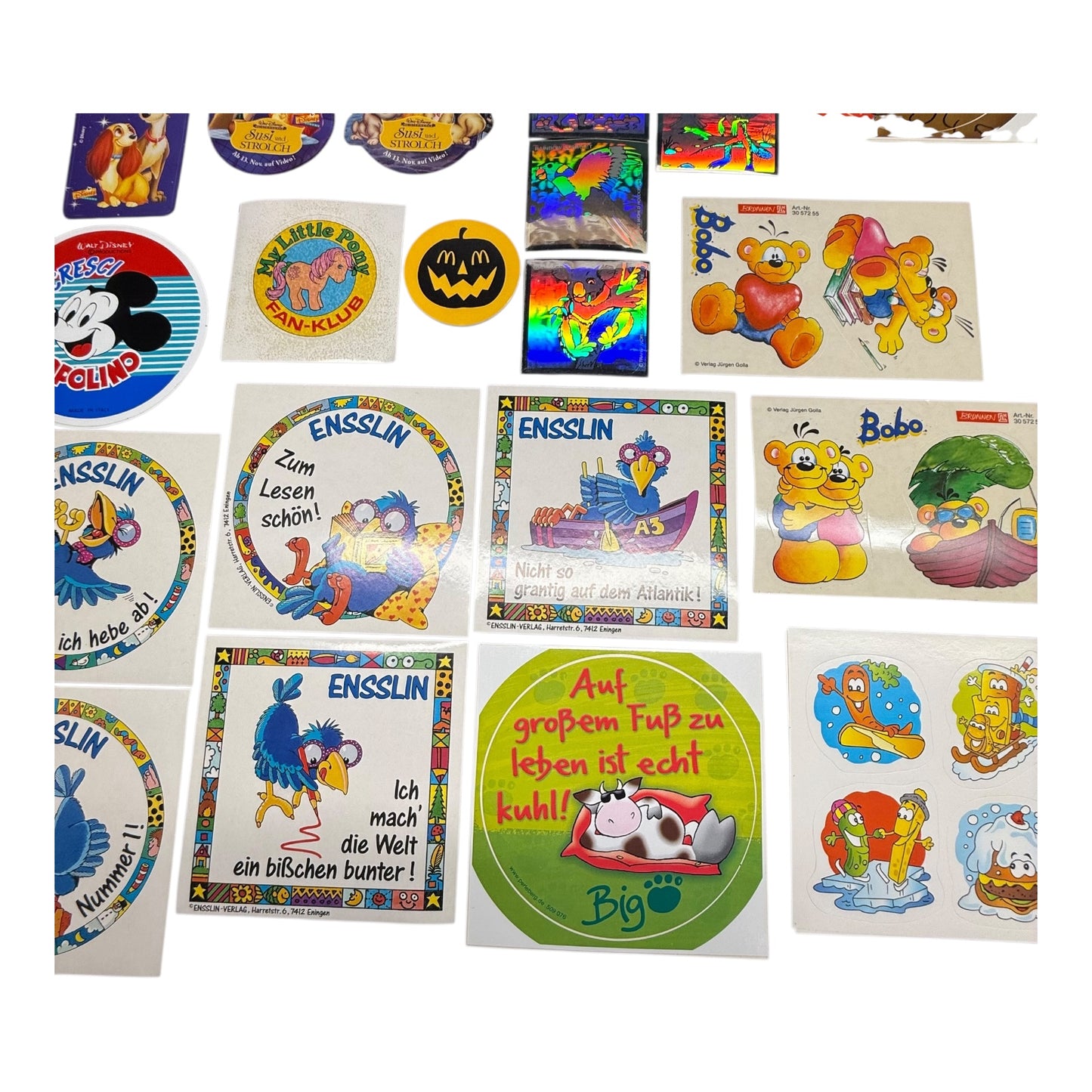 Sticker Kinder Mc Donalds Milupa Walt Disney Konvolut