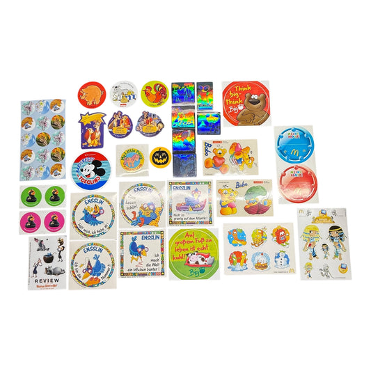 Sticker Kinder Mc Donalds Milupa Walt Disney Konvolut