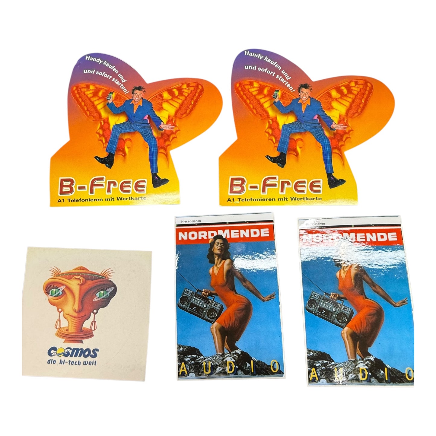 Sticker B-Free Cosmos Hifi Aufkleber Konvolut