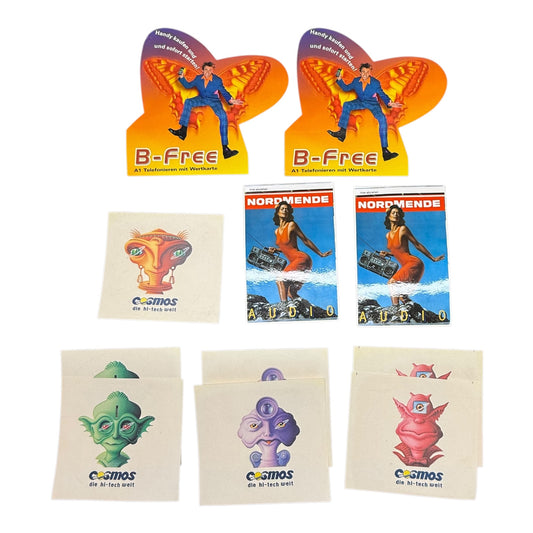 Sticker B-Free Cosmos Hifi Aufkleber Konvolut