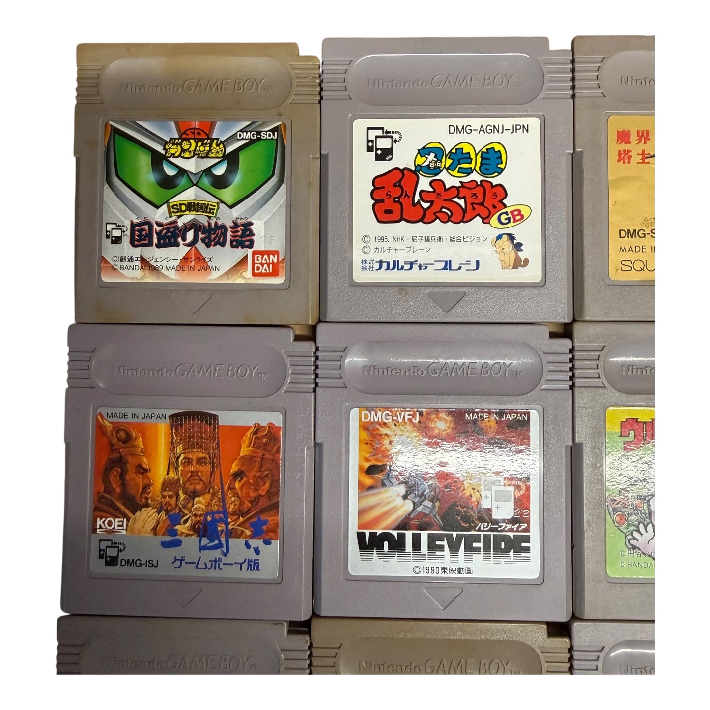 Gameboy Spiele aus Japan 25 Stück Konvolut