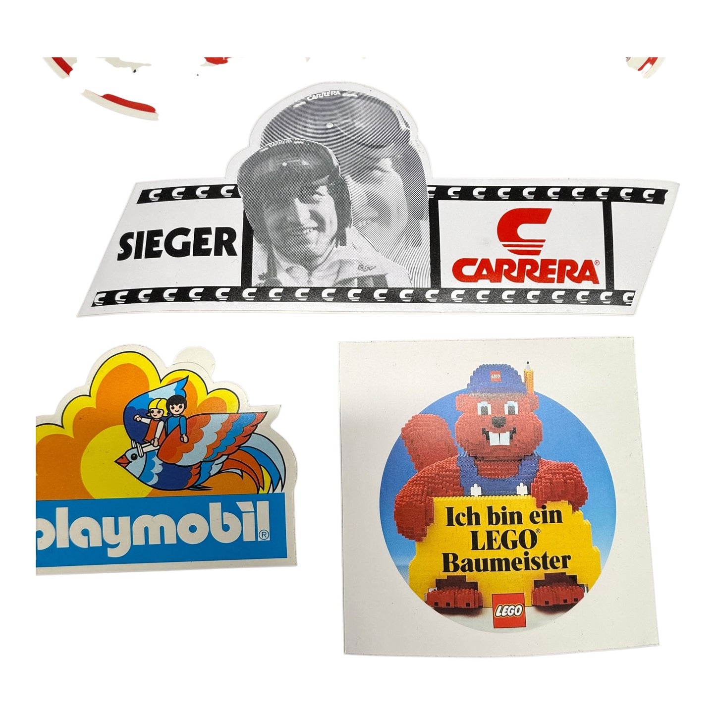 Sticker Playmobil Lego Carrera Aufkleber Konvolut