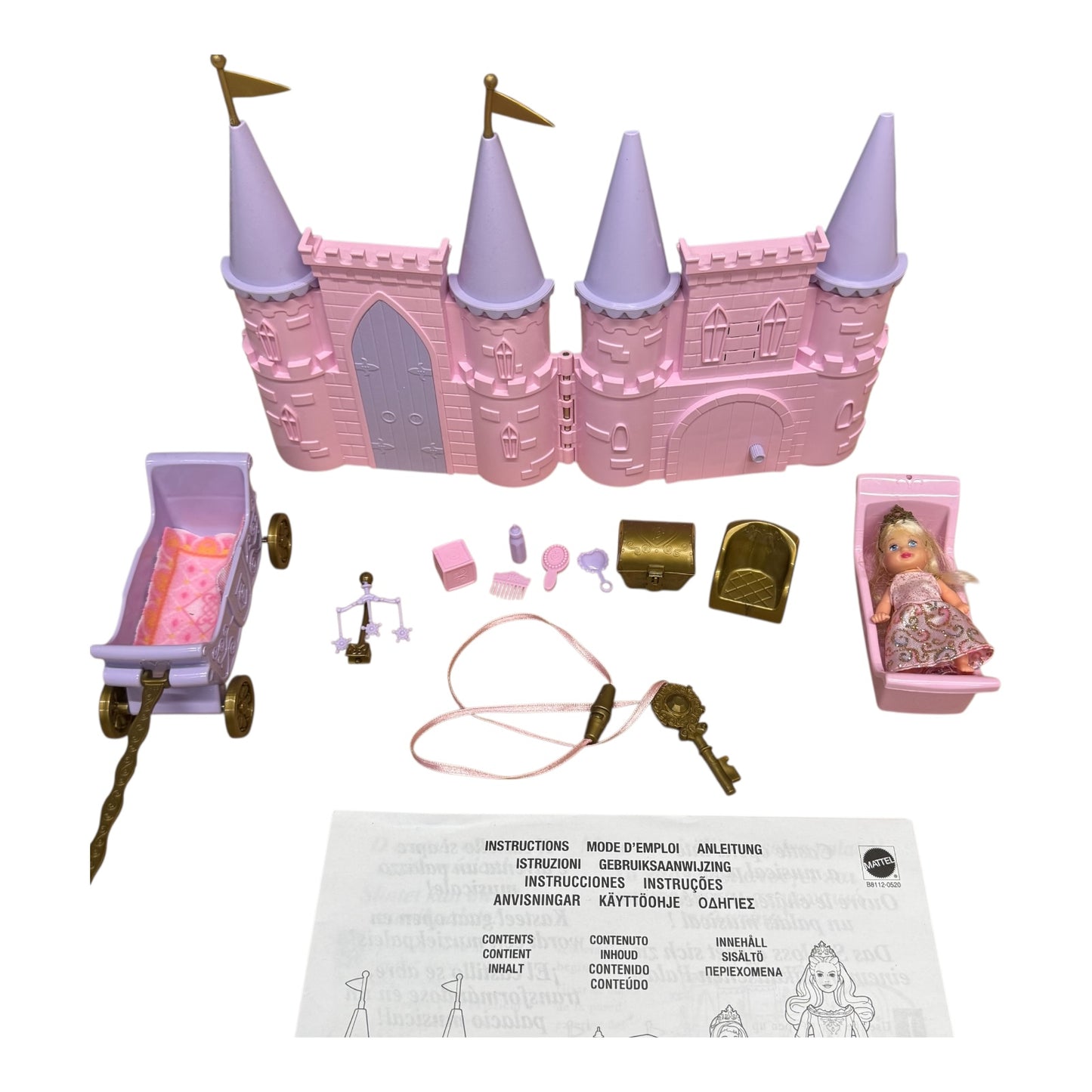 Barbie Schloss klein Mit Schlüssel und Sound