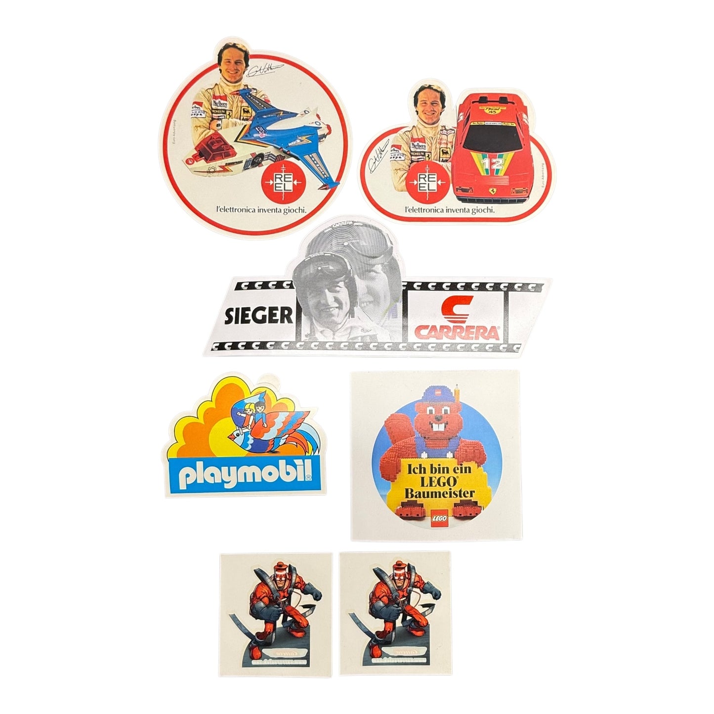 Sticker Playmobil Lego Carrera Aufkleber Konvolut