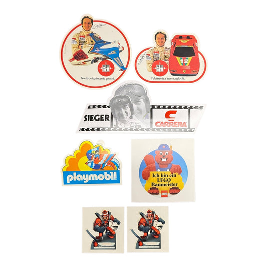 Sticker Playmobil Lego Carrera Aufkleber Konvolut