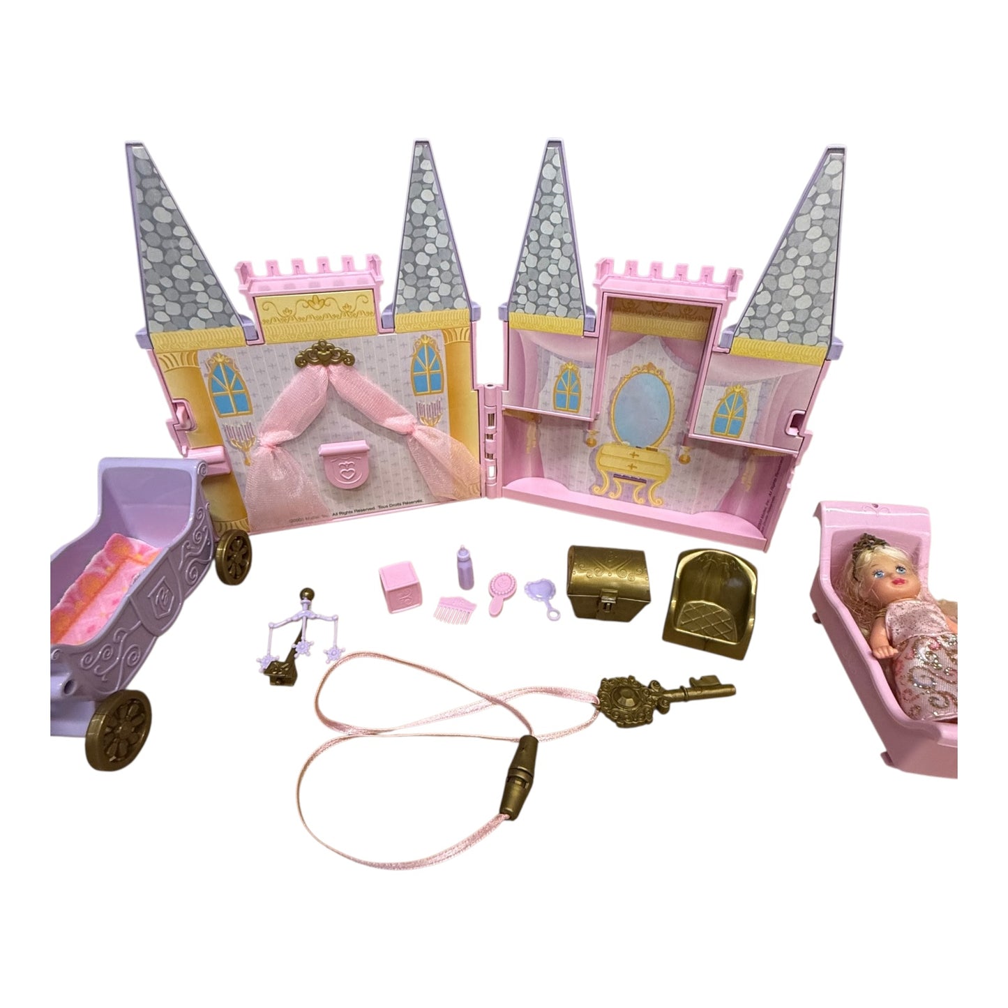 Barbie Schloss klein Mit Schlüssel und Sound