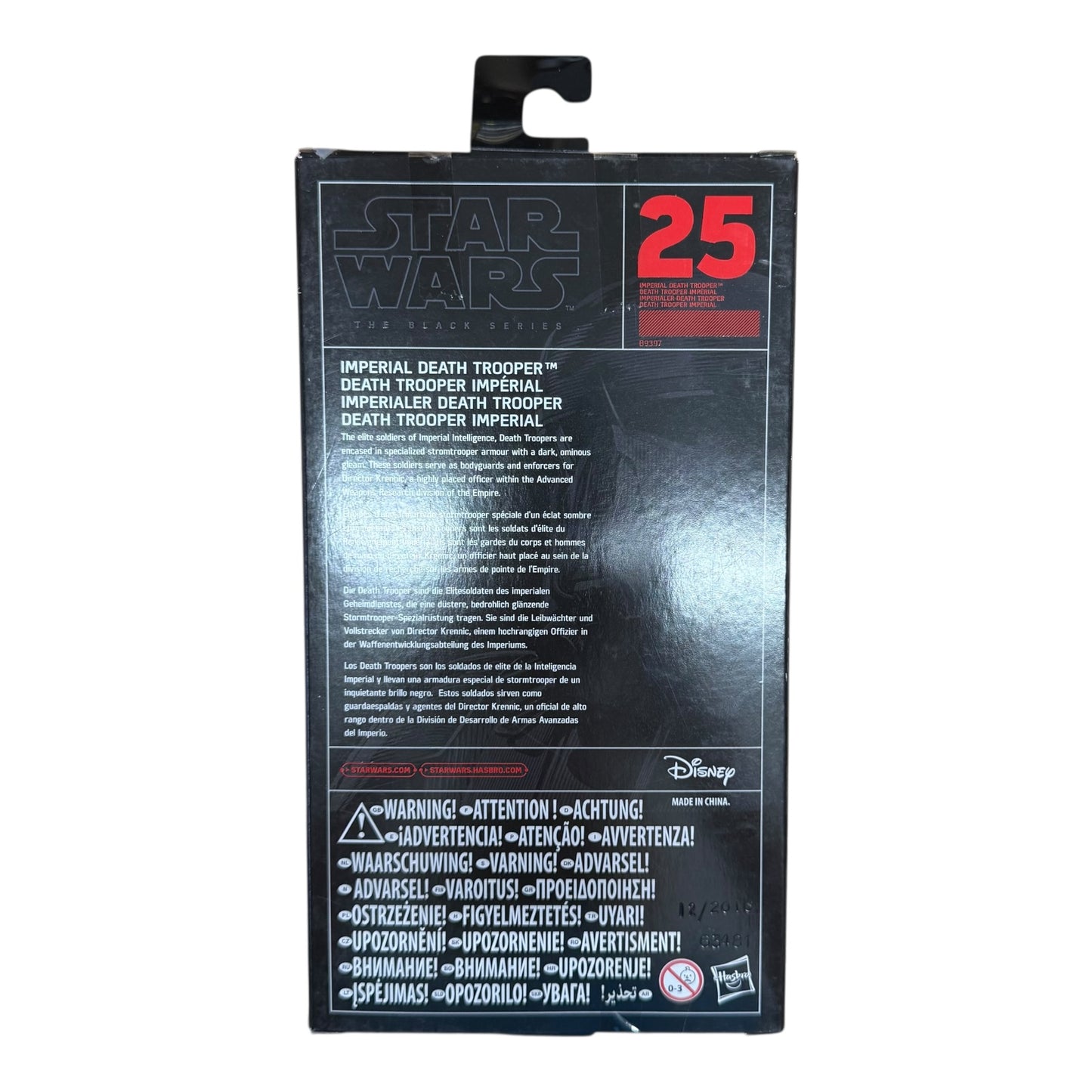 Star Wars Figur the Black Series Imperial Death Trooper