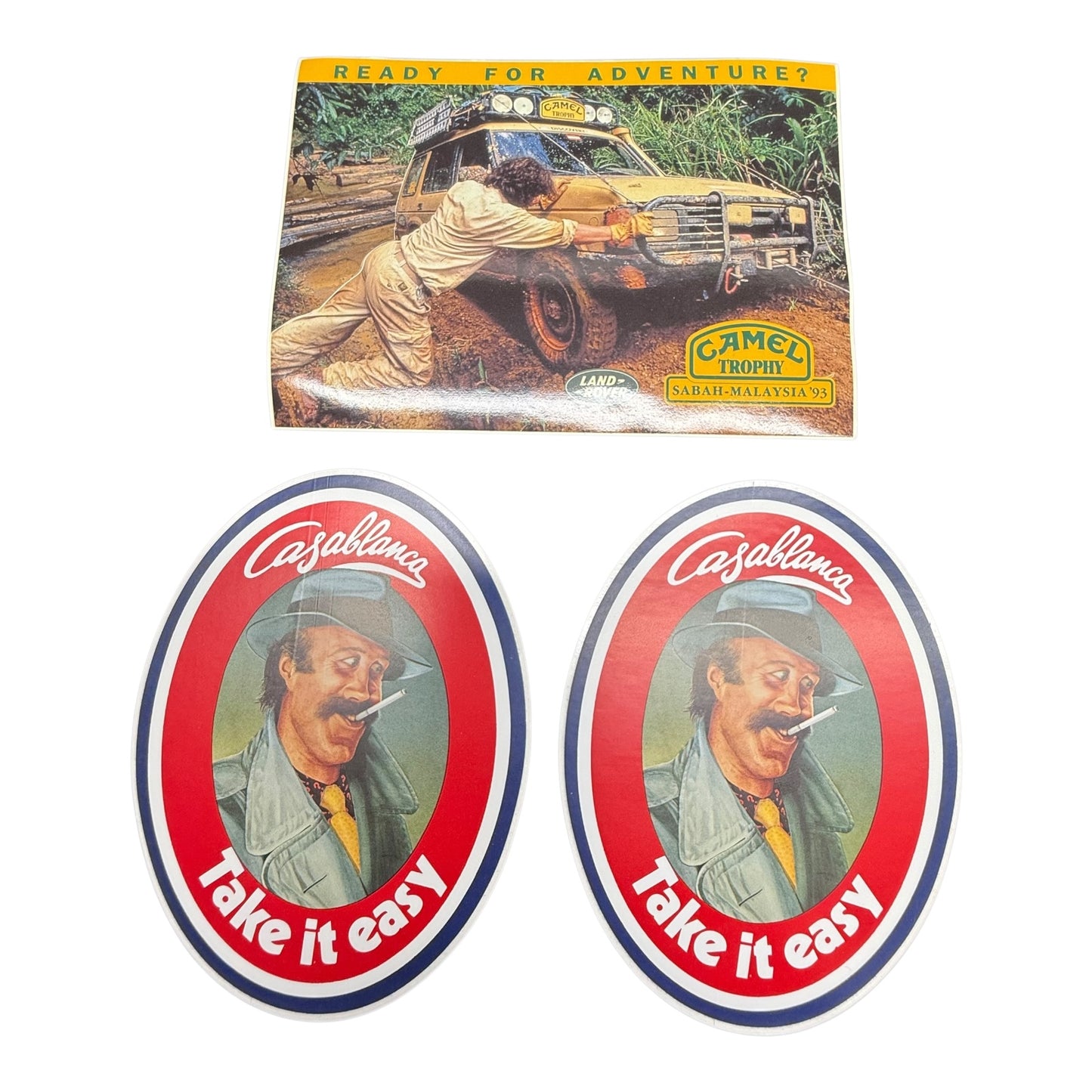 Sticker Camel Casablanca Zigaretten Aufkleber 3Stück