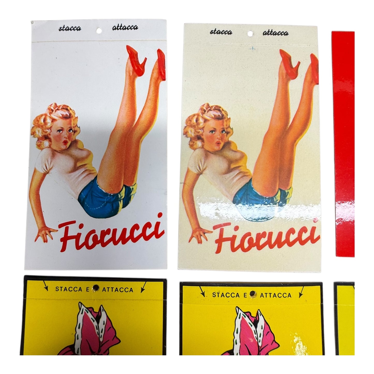 Sticker Fiorucci & Stück Original Aufkleber 1984