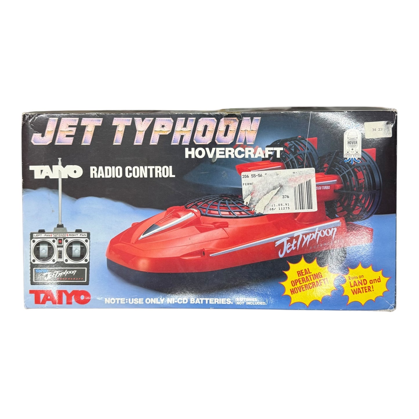 Jet Typhoon Hovercraft Ferngesteuert aus 1980