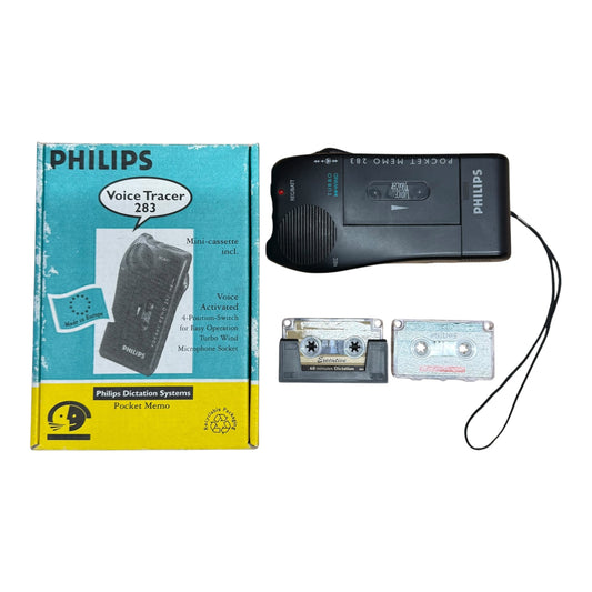 Philips Diktiergerät Voice Tracer 283 mit Minicasette