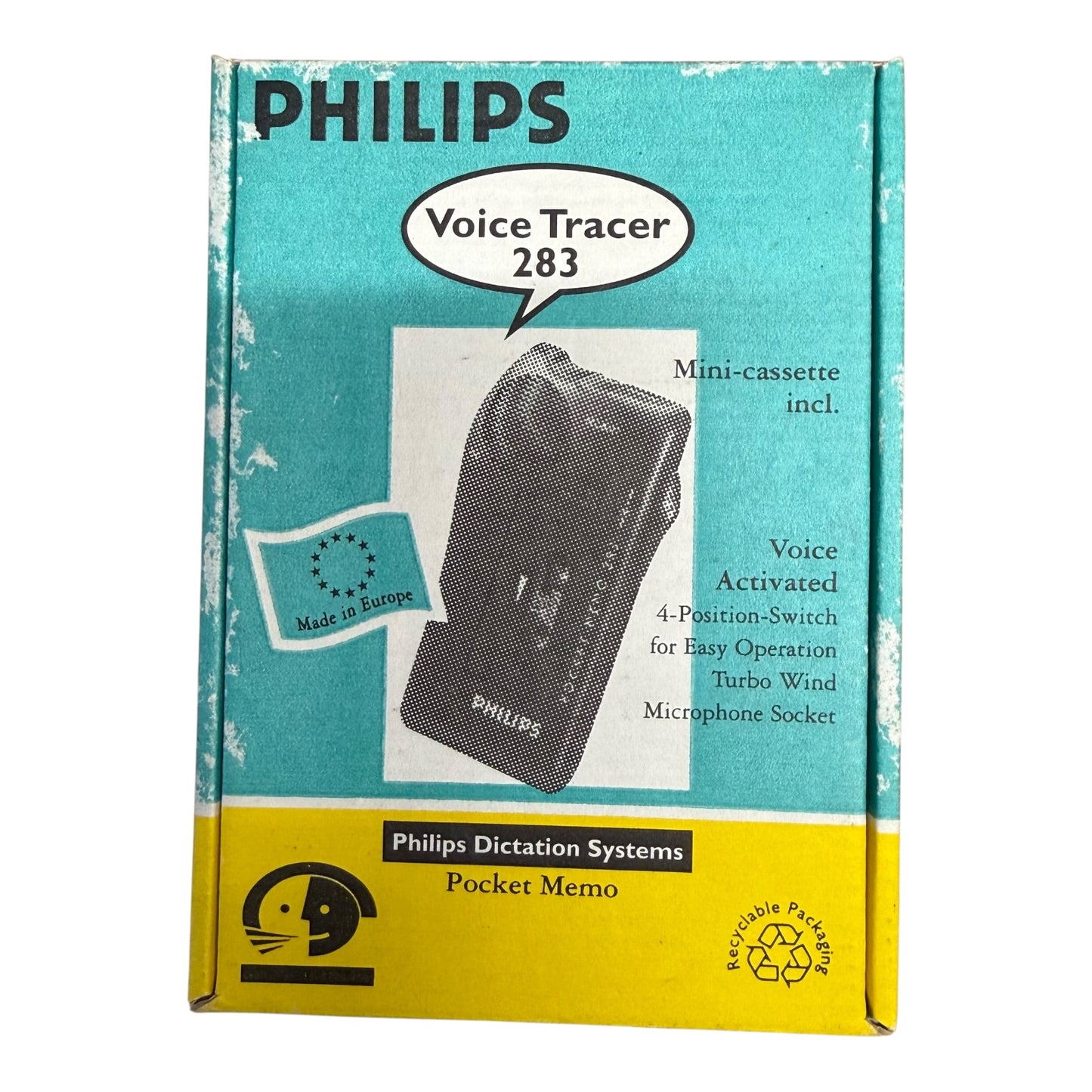 Philips Diktiergerät Voice Tracer 283 mit Minicasette