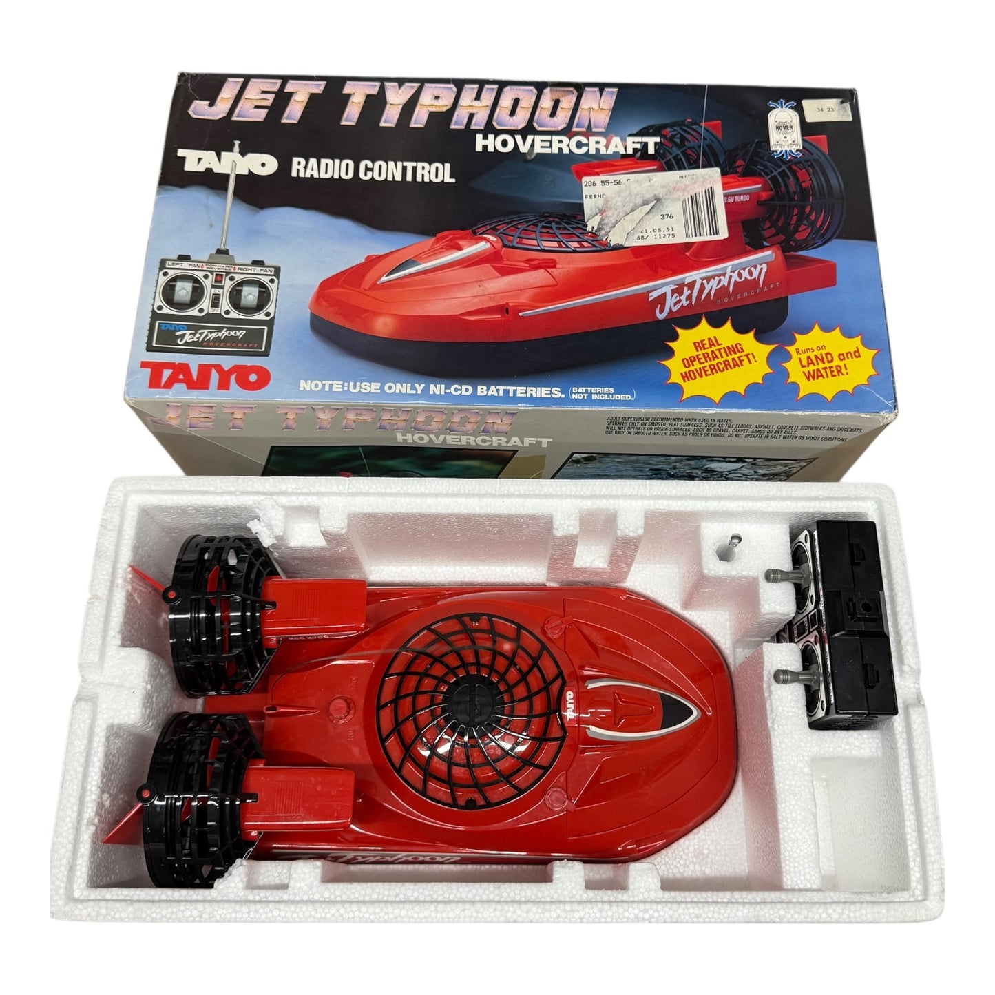 Jet Typhoon Hovercraft Ferngesteuert aus 1980