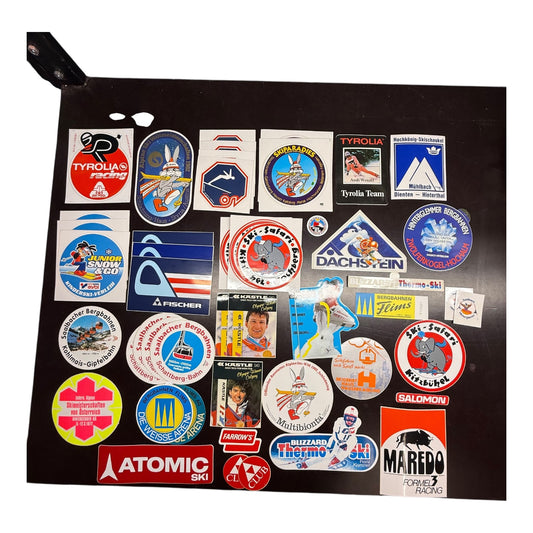 Sticker Ski Dachstein Atomic Schifahren Fischer Aufkleber Konvolut