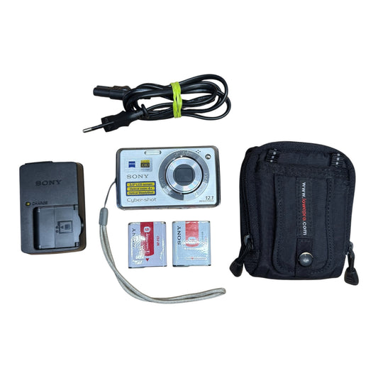 Sony Cyber Shot DSC W230 Digitalkamera 12.1MP Silber