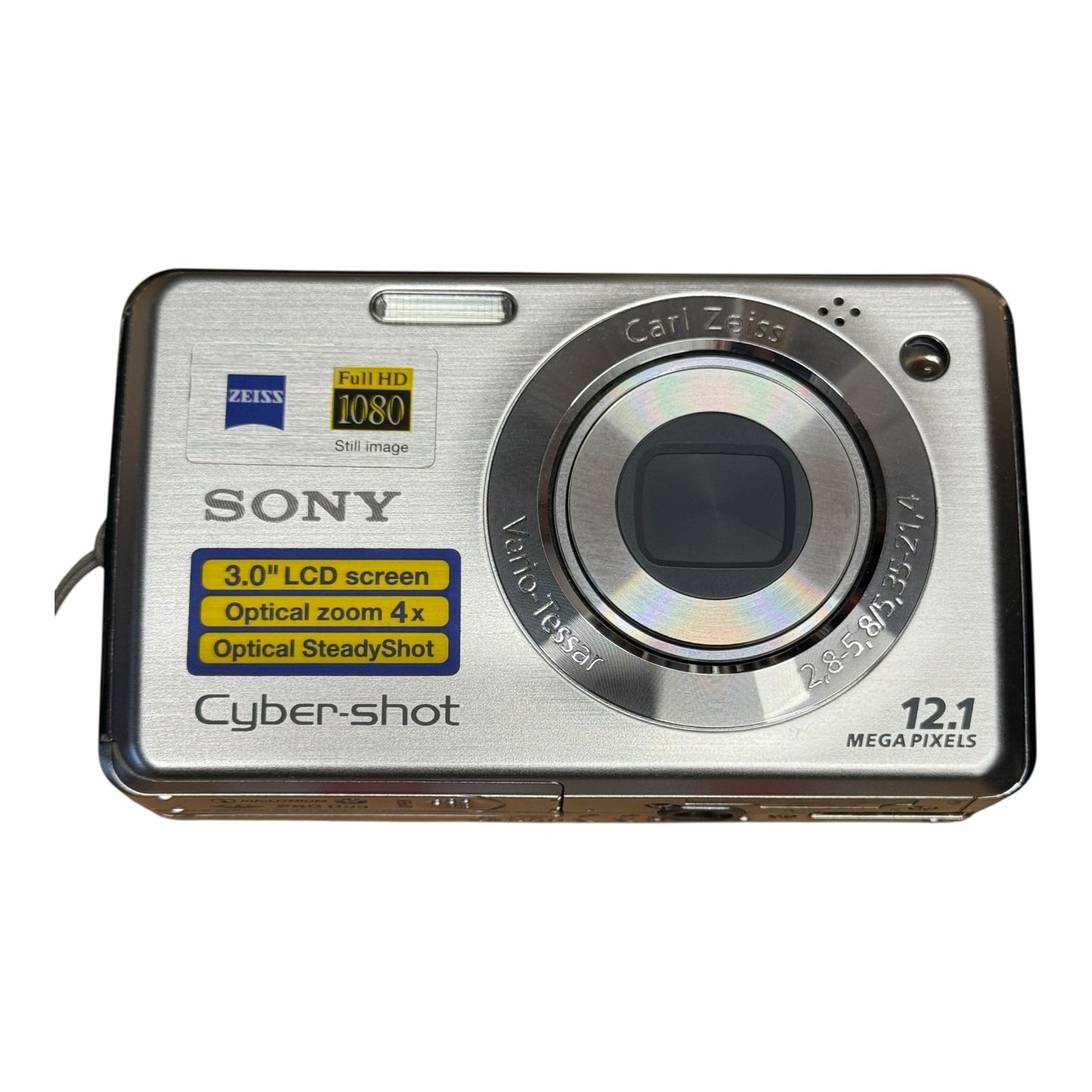 Sony Cyber Shot DSC W230 Digitalkamera 12.1MP Silber