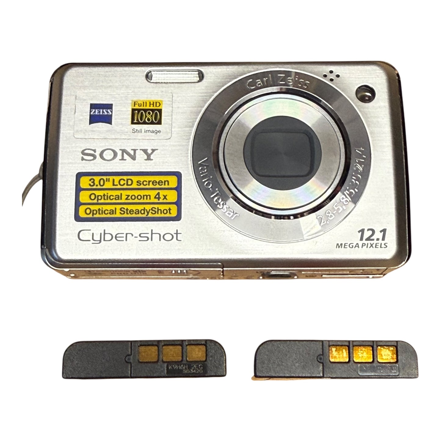Sony Cyber Shot DSC W230 Digitalkamera 12.1MP Silber