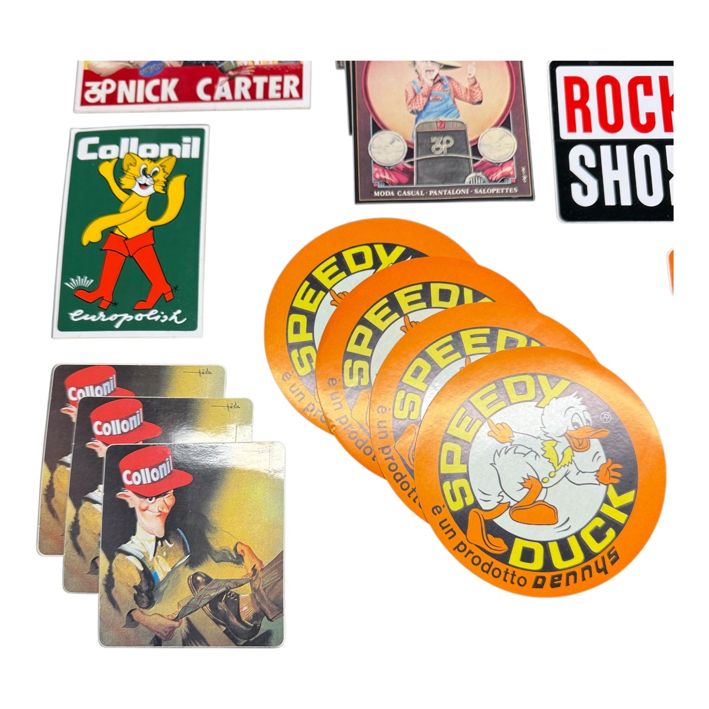 Sticker Nick Carter Collonil Speedy Duck Konvolut