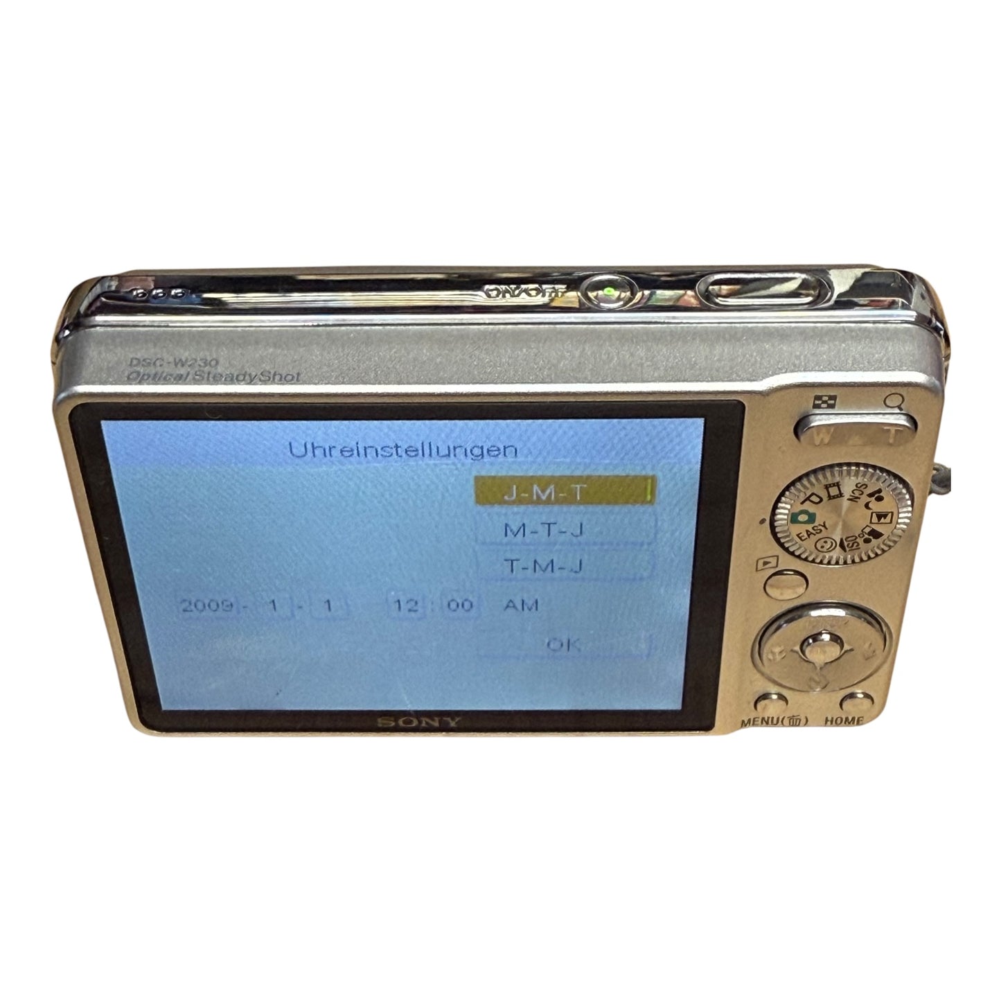 Sony Cyber Shot DSC W230 Digitalkamera 12.1MP Silber