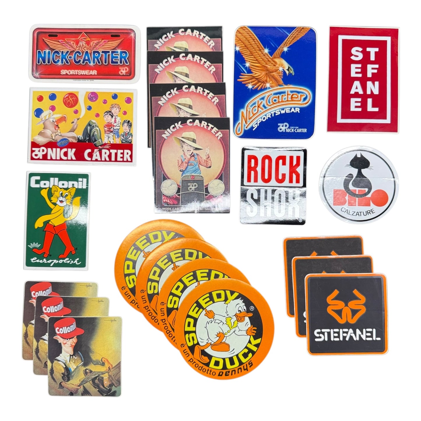Sticker Nick Carter Collonil Speedy Duck Konvolut