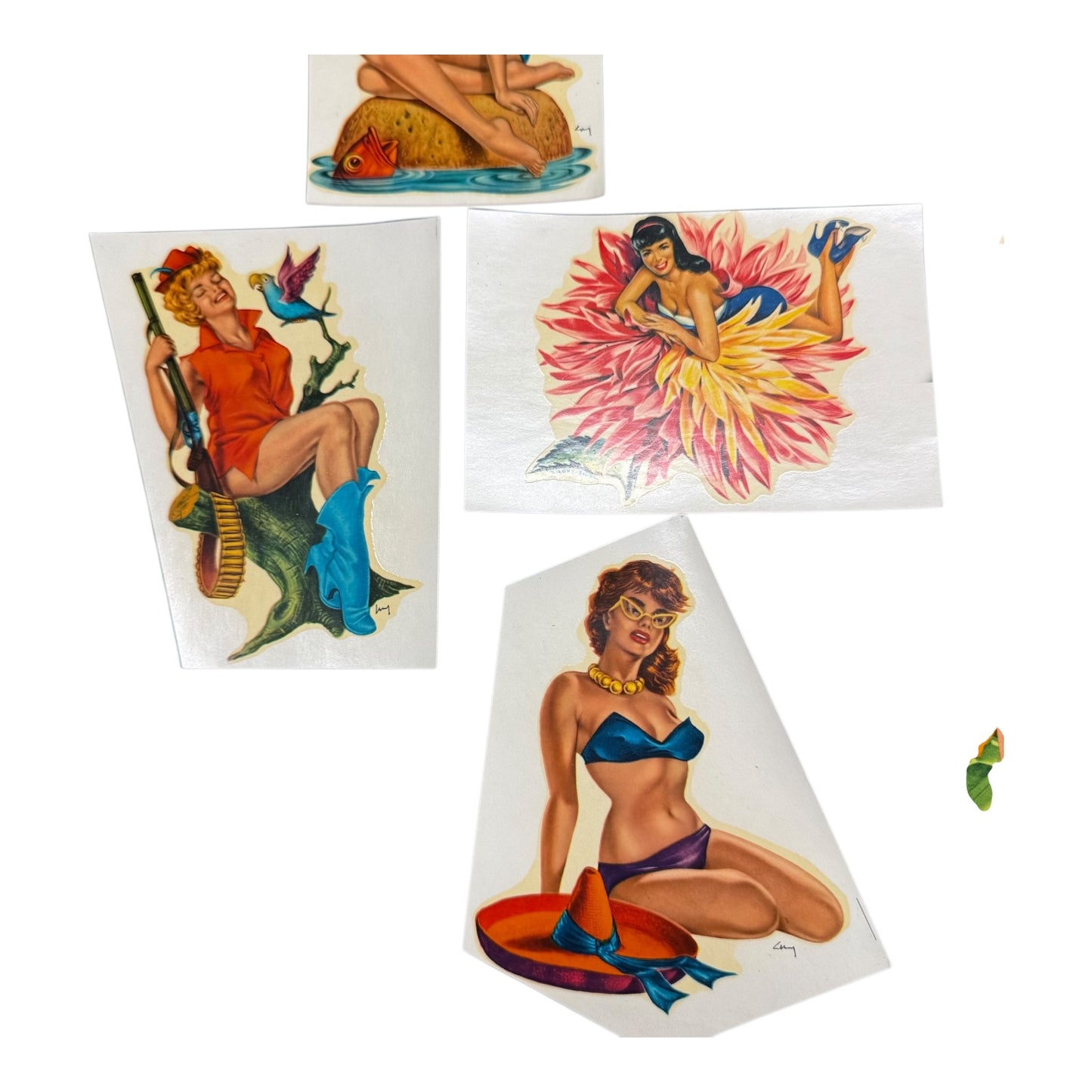 Sticker Pin Up Girls Wasser Abziehbilder Konvolut